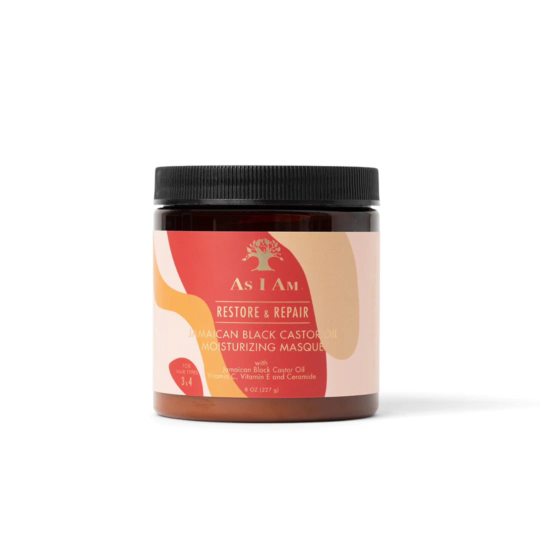 מסכת טיפול שמן קיק ג'מייקני שחור AS I AM
